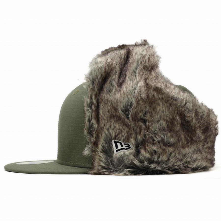 NEW ERA NEWERA ファー耳付きキャップ アウトドア リップス