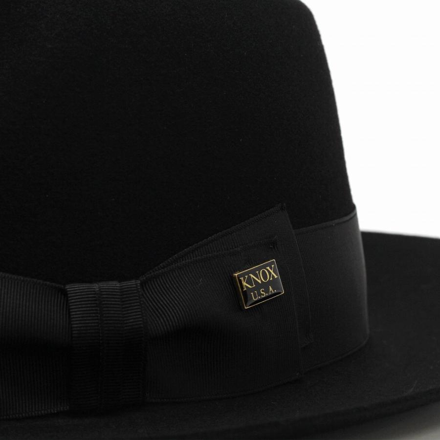 ビーバーファーフェルト 中折れハット アメリカ ノックス ブランド