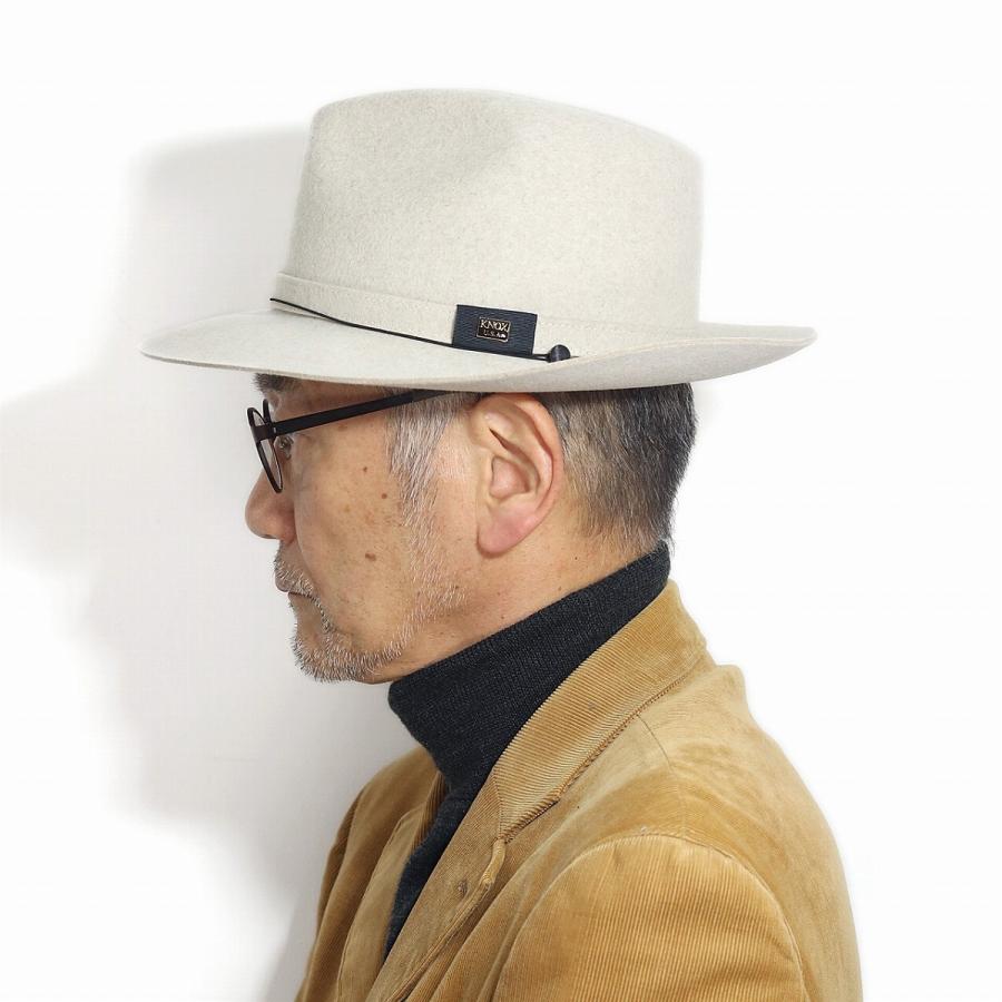 アメリカ ハット ブランド ノックス ラビットファーフェルト KNOX 中 