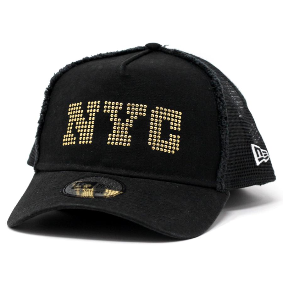 NEW ERA（ニューエラ） キャップ メンズ スタッズ ロゴ ダメージ加工