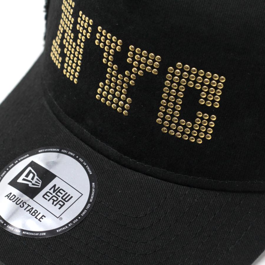 NEW ERA（ニューエラ） キャップ メンズ スタッズ ロゴ ダメージ加工