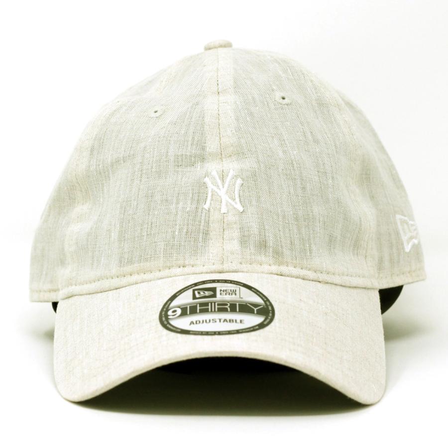 NEW ERA ニューエラ 麻 キャップ ミニロゴ NEWERA 9THIRTY 帽子