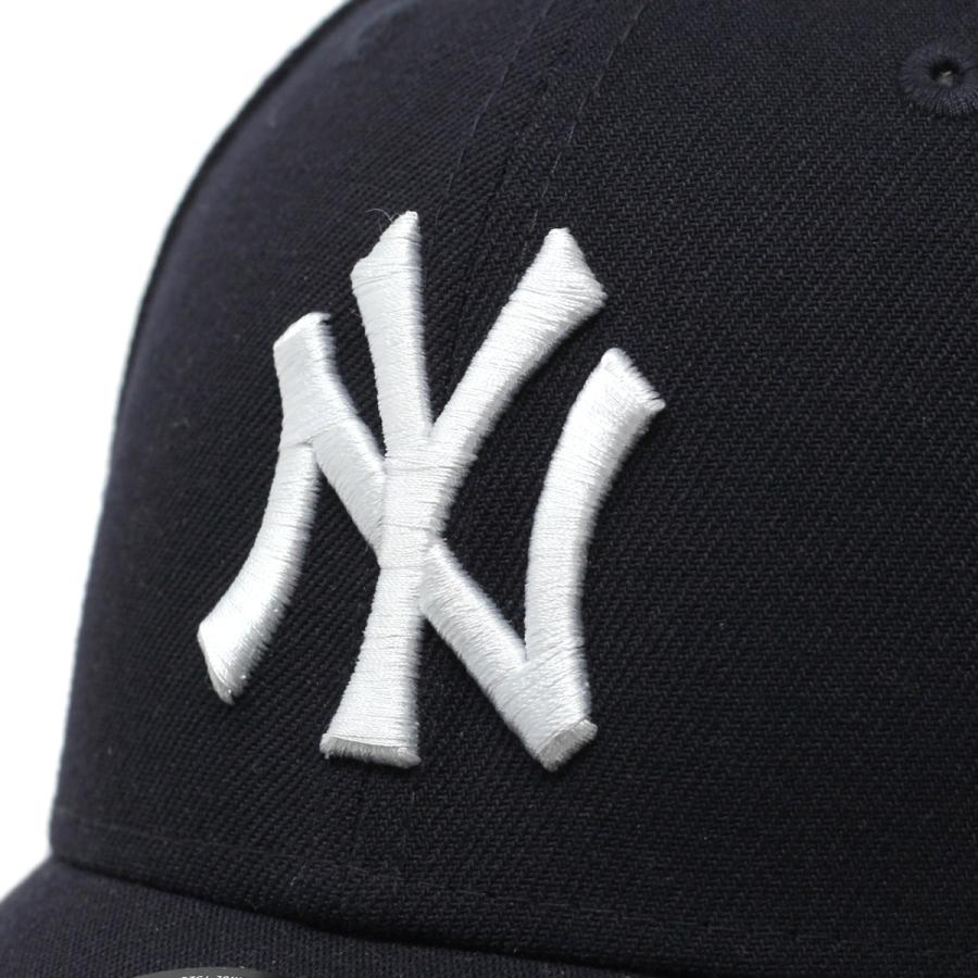 NEWERA キャップ ニューエラ ニューヨーク・ヤンキース ロゴ 9FORTY 940 ツイル 紺 ネイビー｜elehelm-hatstore｜05