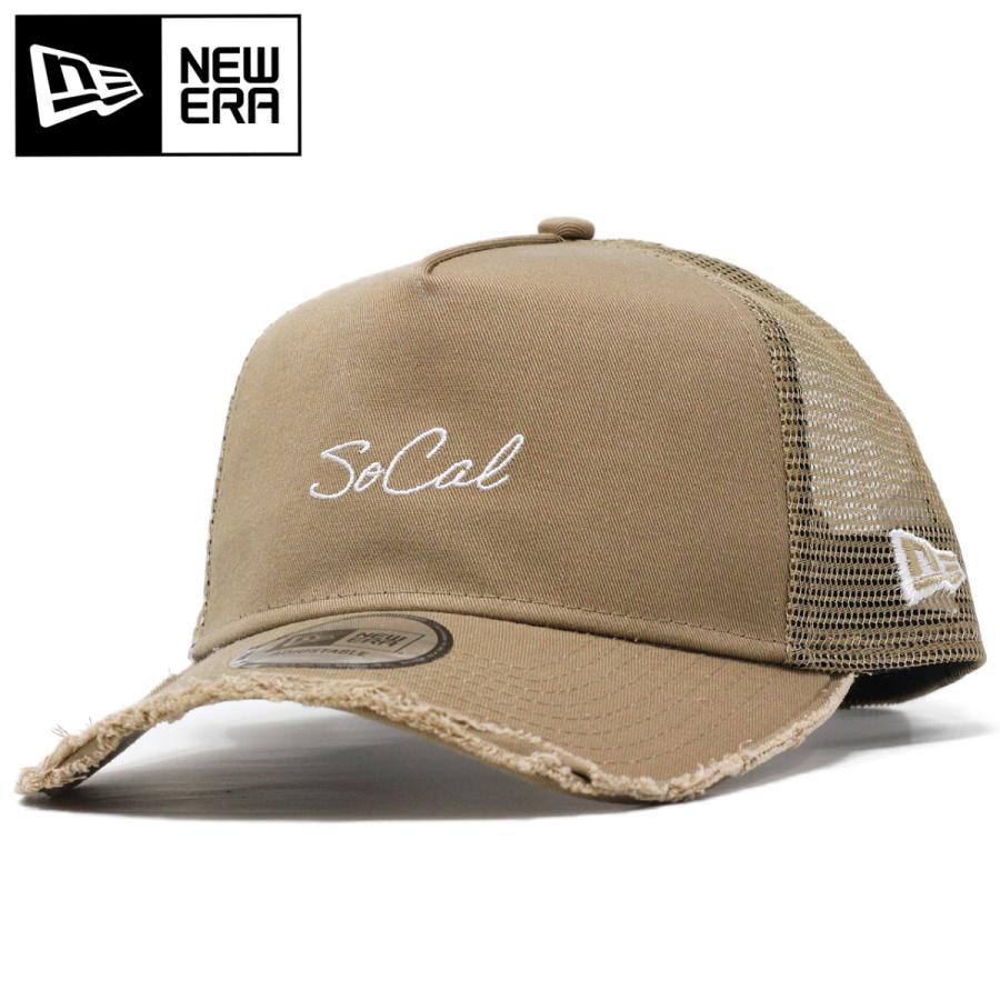 NEW ERA（ニューエラ） ダメージ加工 キャップ メッシュ 帽子