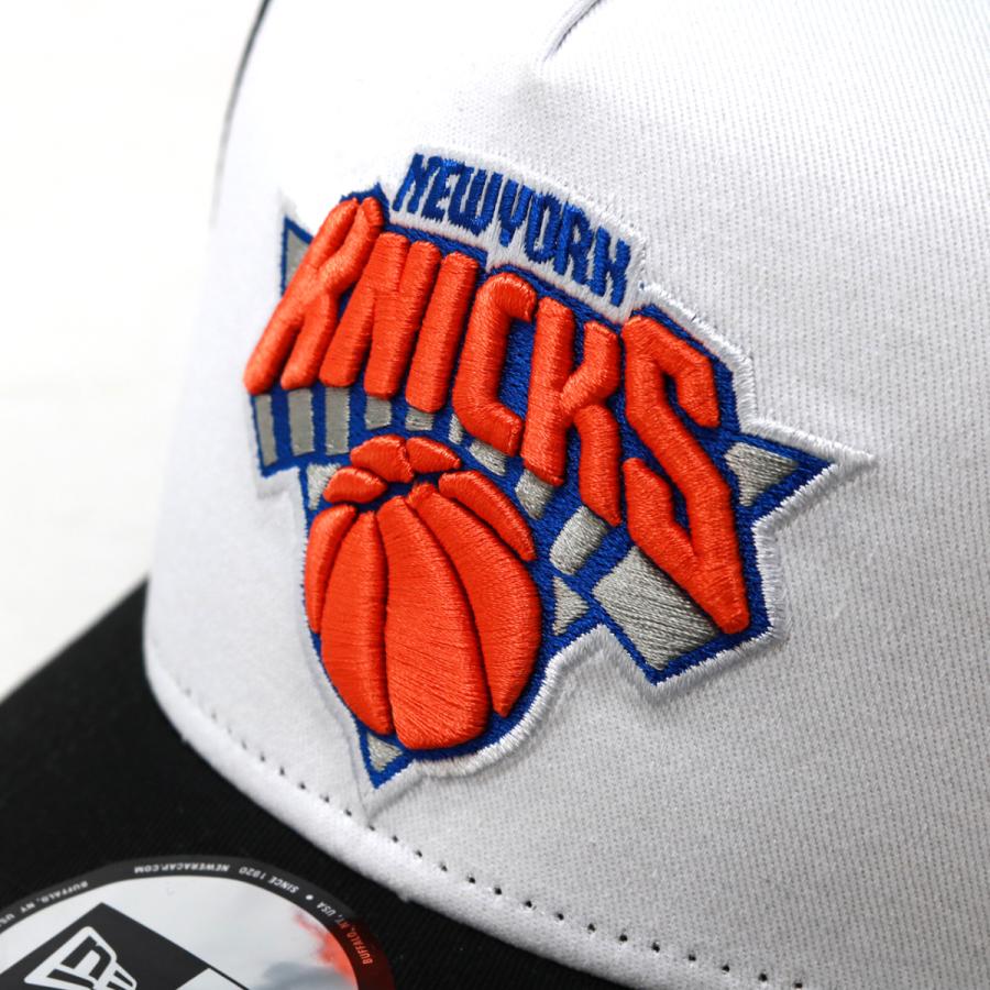 キャップ メッシュ ゴルフ メンズ 深め 9FORTY A-Frame Trucker ニューエラ NBA New York Knicks キャップ レディース ホワイト NEWERA ブランド 定番｜elehelm-hatstore｜05