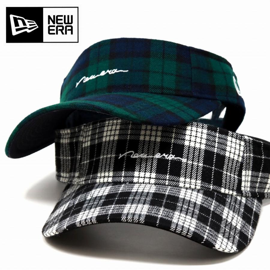 NEW ERA（ニューエラ） サンバイザー レディース 日よけ タータン