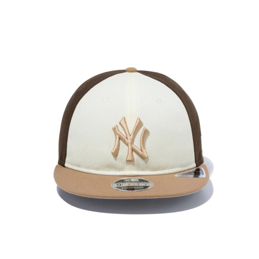 新品未使用　未開封！New Era 9FIFTY キャップ ホワイト ブラウン NEW ERA（ニューエラ） ニューヨーク・ヤンキース クローム ベース