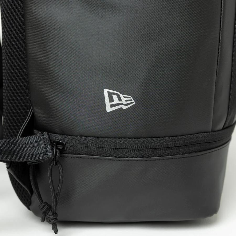 ニューエラ ボックスパック 32L TPU Box Logo ボックスロゴ ロゴプリント 鞄 PC対応 NEWERA バックパック メンズ ビジネスバッグ ブラック｜elehelm-hatstore｜07