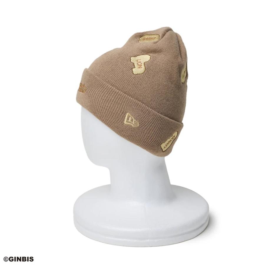NEW ERA ニューエラ たべっ子どうぶつ ニット帽 ワッペン