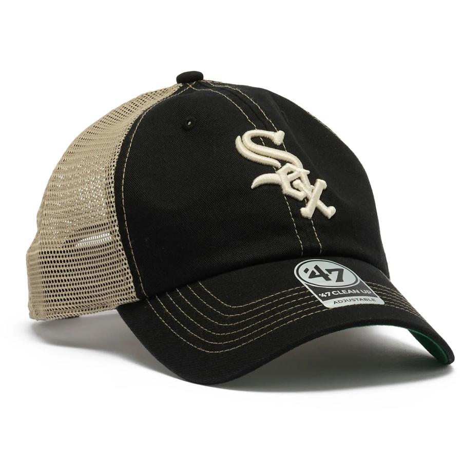 【新品未使用タグつき】off-white　メッシュ　キャップ　黒 47（フォーティーセブン） キャップ '47 シカゴ・ホワイトソックス