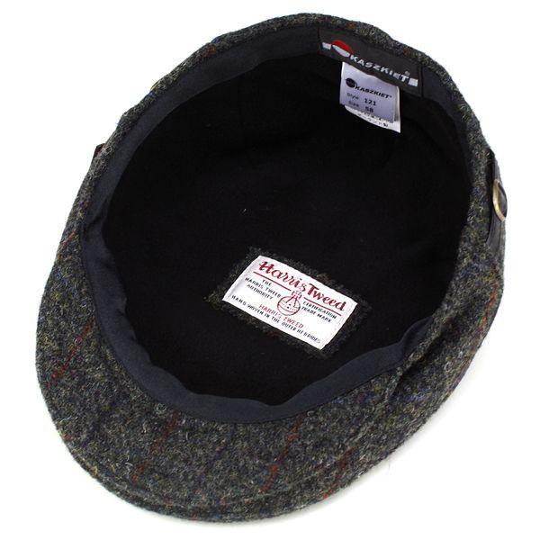 ハンチング 帽子 メンズ カシュケット ハリスツイード ハンチング帽