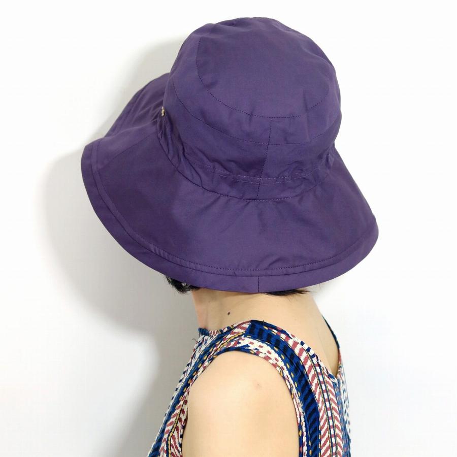 ハット Uvカット 春コーデ レディースハット 帽子 紫外線カット 紫外線対策 撥水 ゴム入り フリーサイズ 日よけ エリートシャポー 紫 パープル 032 Elehelm帽子通販専門店 通販 Yahoo ショッピング