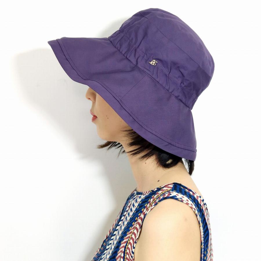 ハット Uvカット 春コーデ レディースハット 帽子 紫外線カット 紫外線対策 撥水 ゴム入り フリーサイズ 日よけ エリートシャポー 紫 パープル 032 Elehelm帽子通販専門店 通販 Yahoo ショッピング