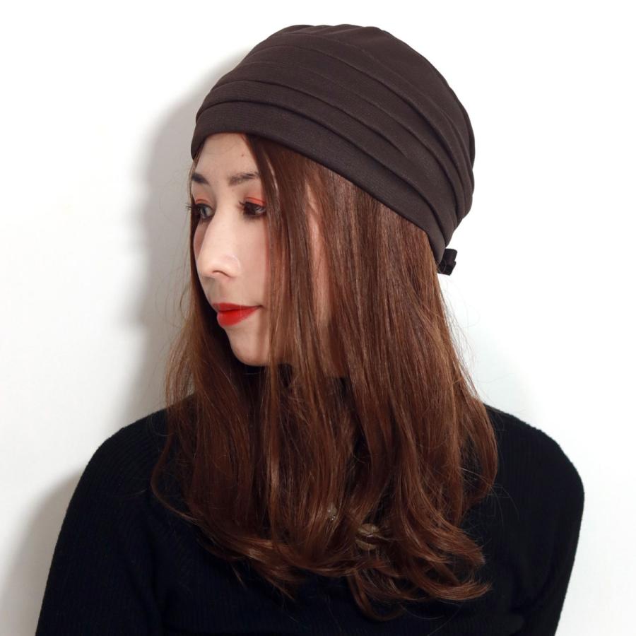 ターバン 帽子 レディース お洒落 ミセス ヘアターバン 白髪隠し ヘアアレンジ 小物 室内用帽子 婦人帽子 フリーサイズ 日本製 茶 ブラウン 1802 061 Elehelm帽子通販専門店 通販 Yahoo ショッピング