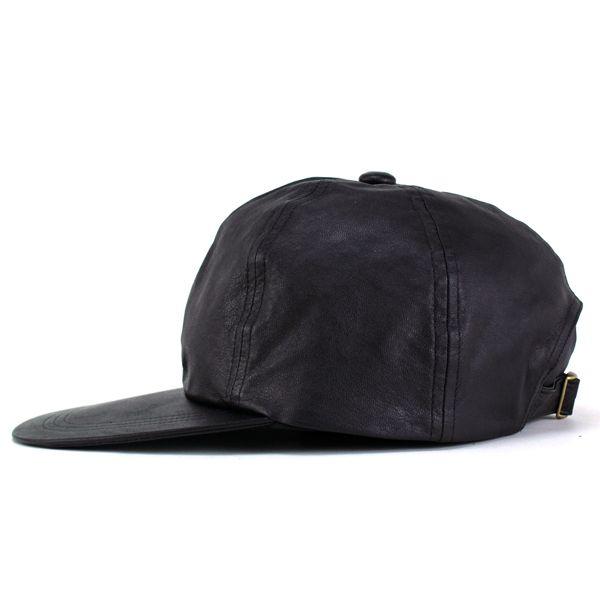 キャップ メンズ 帽子 ロングブリム 秋冬 シープスキン オリジナル