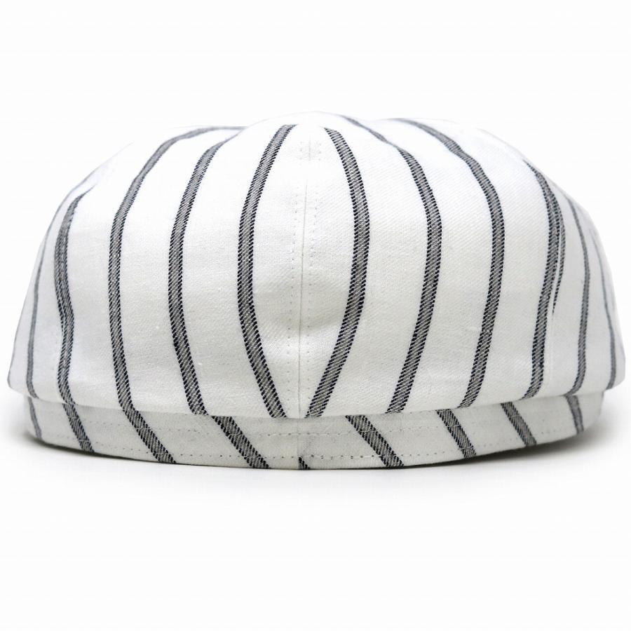 ハンチング メンズ 帽子 春夏 リネン100% サイズ調整可能 父の日