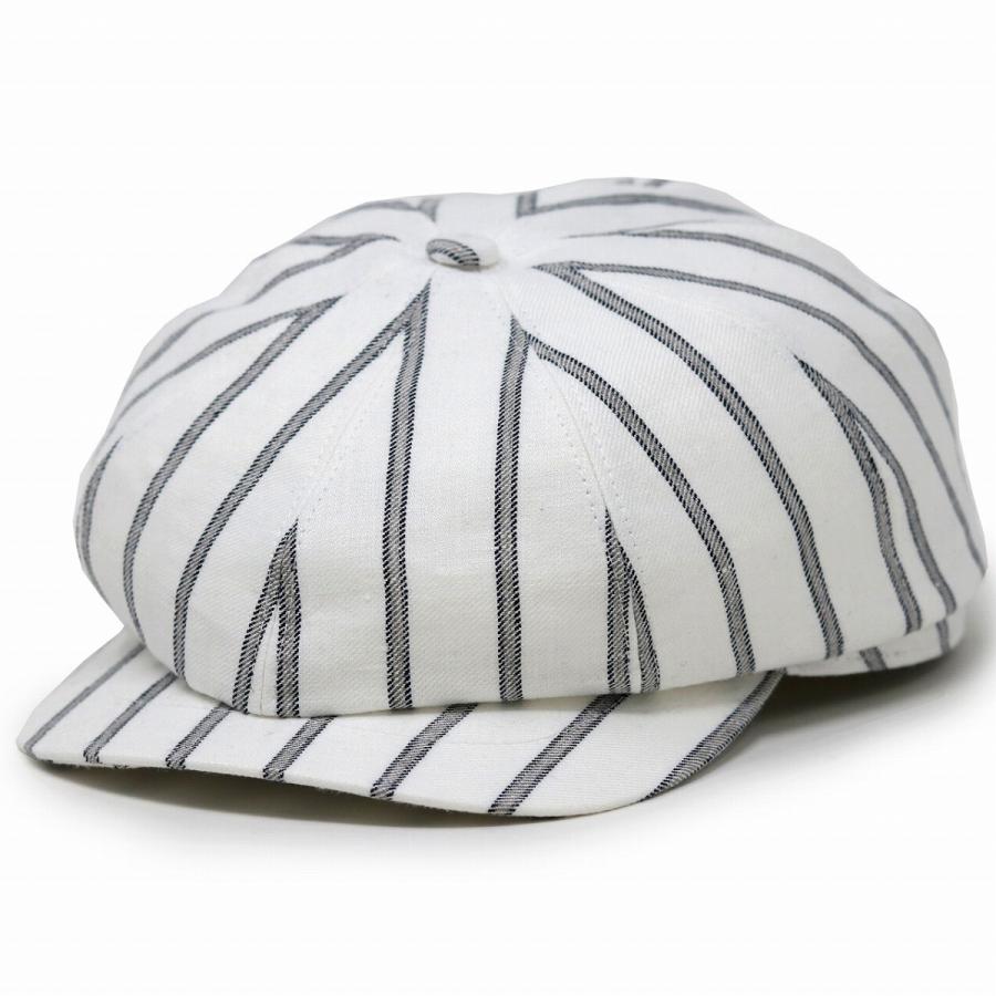 ハンチング メンズ 帽子 春夏 リネン100% サイズ調整可能 父の日