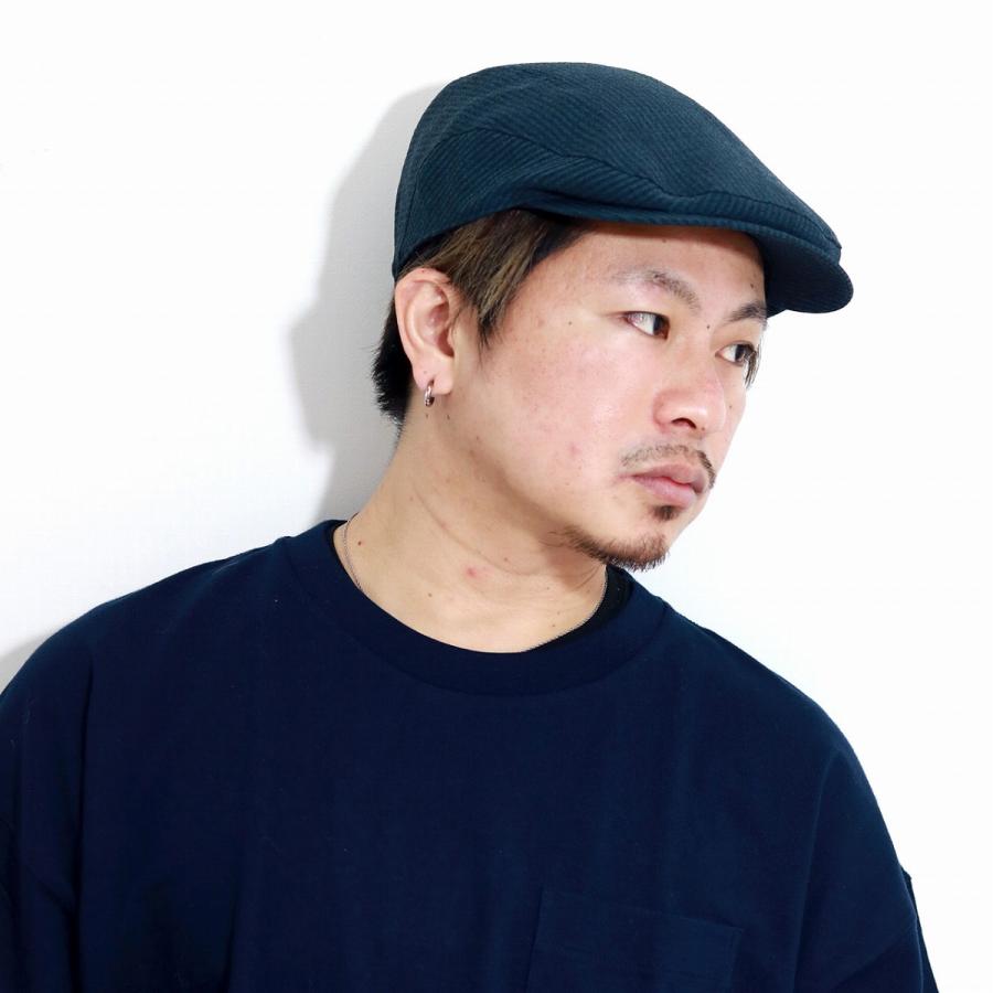 メンズ ハンチング 春 夏 ストライプ柄 イタリア生地 ブランド 日本製 ハンチング帽 メンズハンチング 送料無料 サイズ調整可能 グリーン 男性 ギフト お父さん 誕生日 プレゼント ハンチング メンズ 春 夏 ストライプ柄 イタリア生地 ブランド 日本製