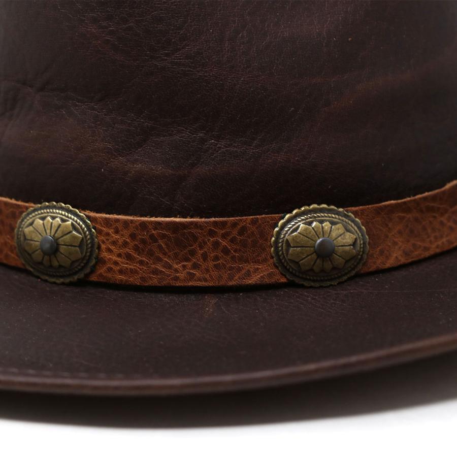 ハット レザー 秋冬 カウボーイハット メンズ アメリカ 本革 帽子