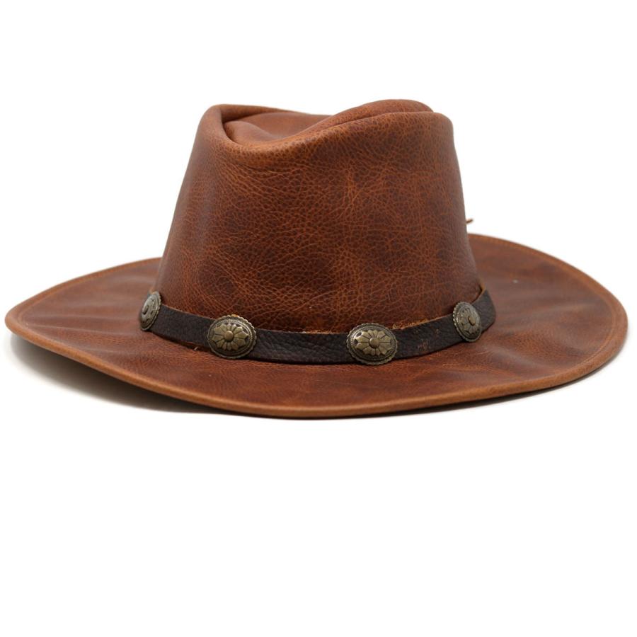 カウボーイハット HENSCHEL 送料無料 ハット レザー 秋冬 メンズ
