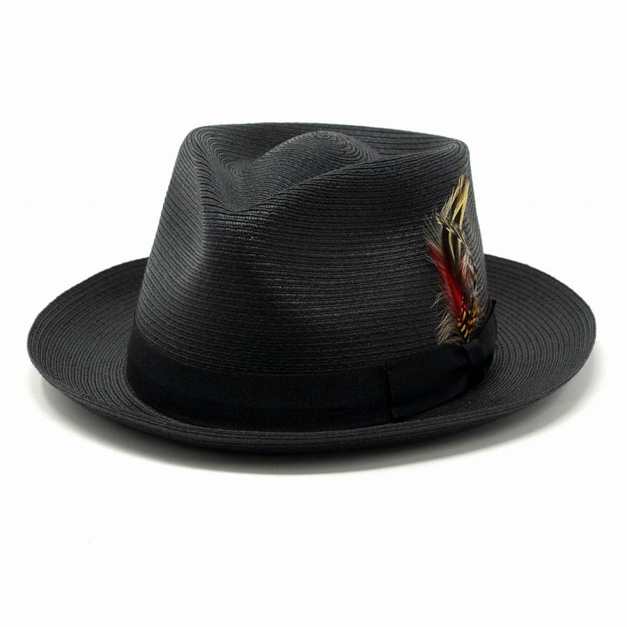 NEW YORK HAT（ニューヨークハット） ストローハット メンズ ハット 中