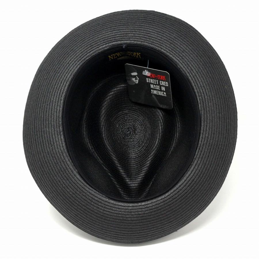 NEW YORK HAT（ニューヨークハット） ストローハット メンズ ハット 中