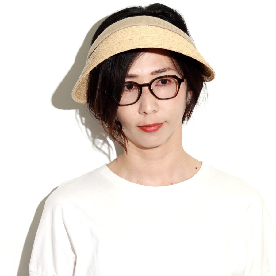 サンバイザー レディース ラフィア 帽子 麦わら帽子 クリップ サンバイザー レディース ラフィア 帽子 麦わら帽子 クリップ