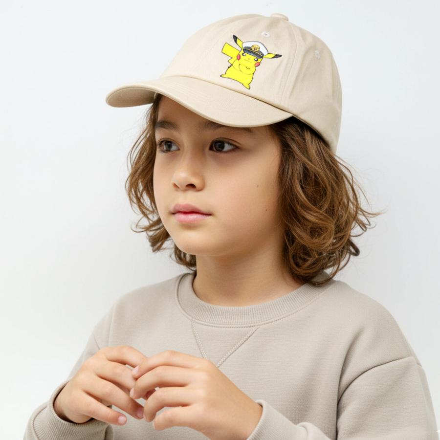 キャップ ピカチュウ キャプテン キッズ 刺しゅう アニメモチーフ