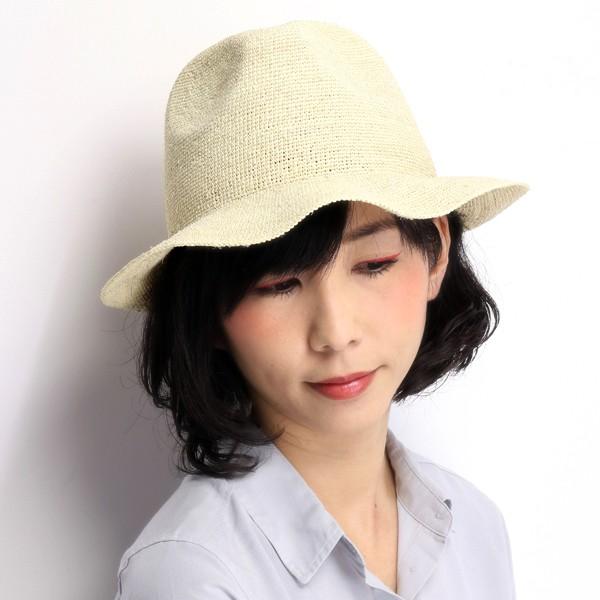 ラフィア 中折れハット メンズ 春夏 ストローハット 無地 シンプル 極細コマ編み リラックス ラフィア中折れハット メンズ 春夏 ストローハット 極細コマ編み