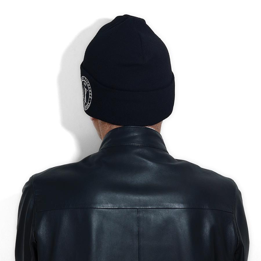 ARMANI EXCHANGE ニット帽 アルマーニエクスチェンジ ワッペン ARMANI EXCHANGE ニット帽 アルマーニエクスチェンジ ワッペン