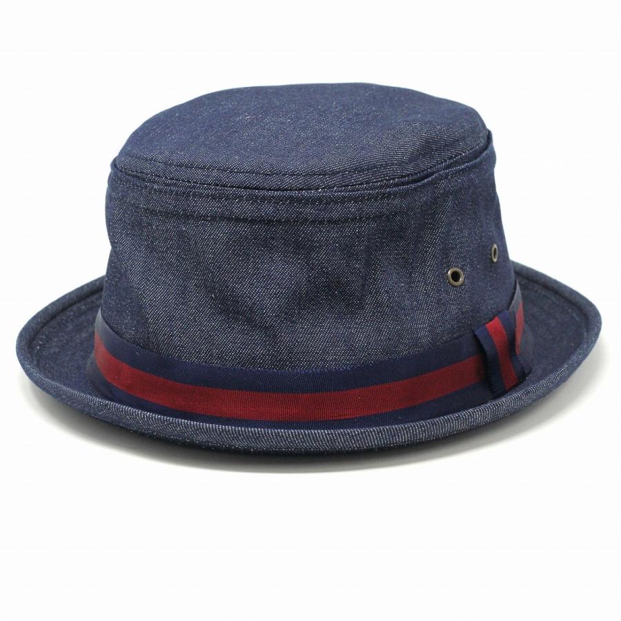 新品未使用　ニューヨークハット　デニム　ポークパイハット NEW YORK HAT ポークパイハット メンズ Cotton デニム