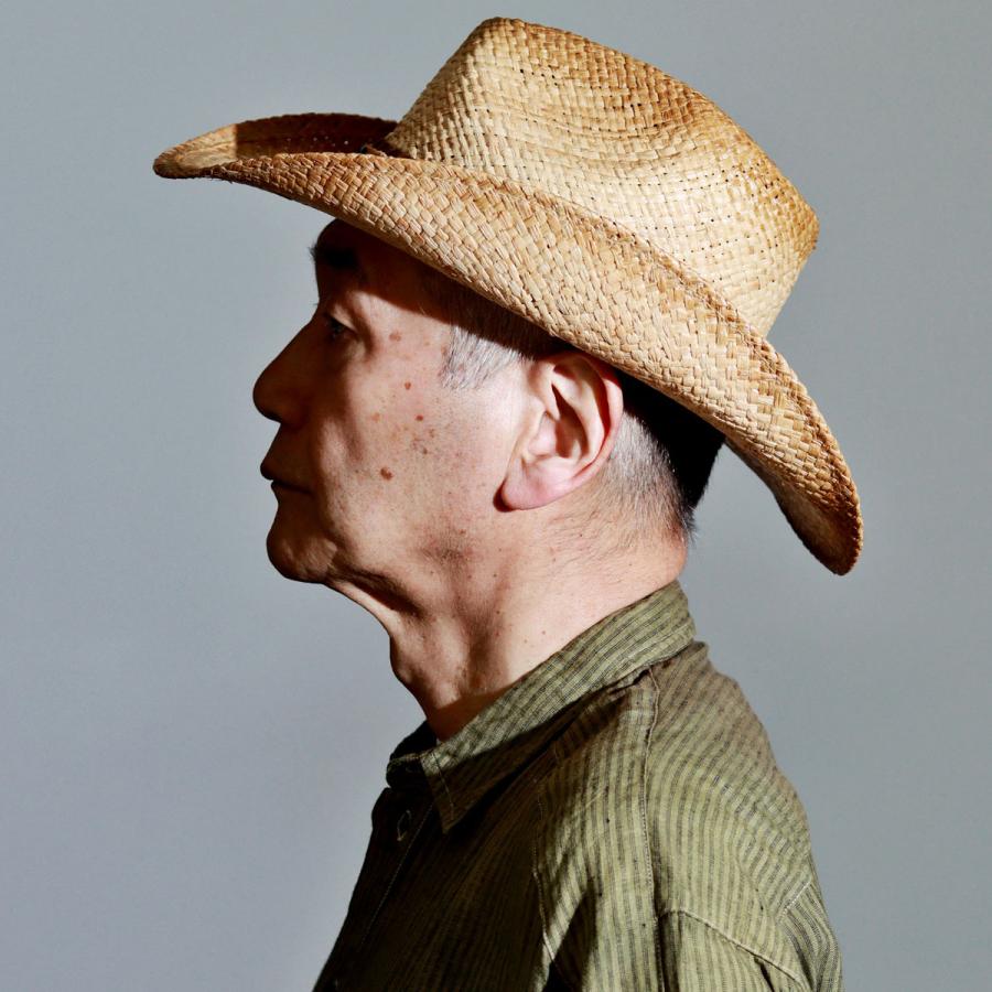 メンズ 春夏 麦わら帽子 ラフィア ウエスタンハット HENSCHEL ハット