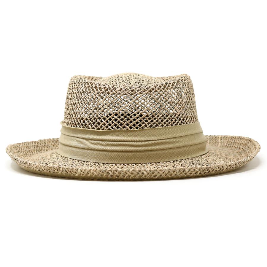 ポークパイハット メンズ 春夏 麦わら帽子 HENSCHEL ハット 大きい