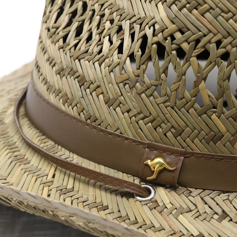 麦わら 帽子 メンズ 夏 涼しいストローハット Dorfman Pacific