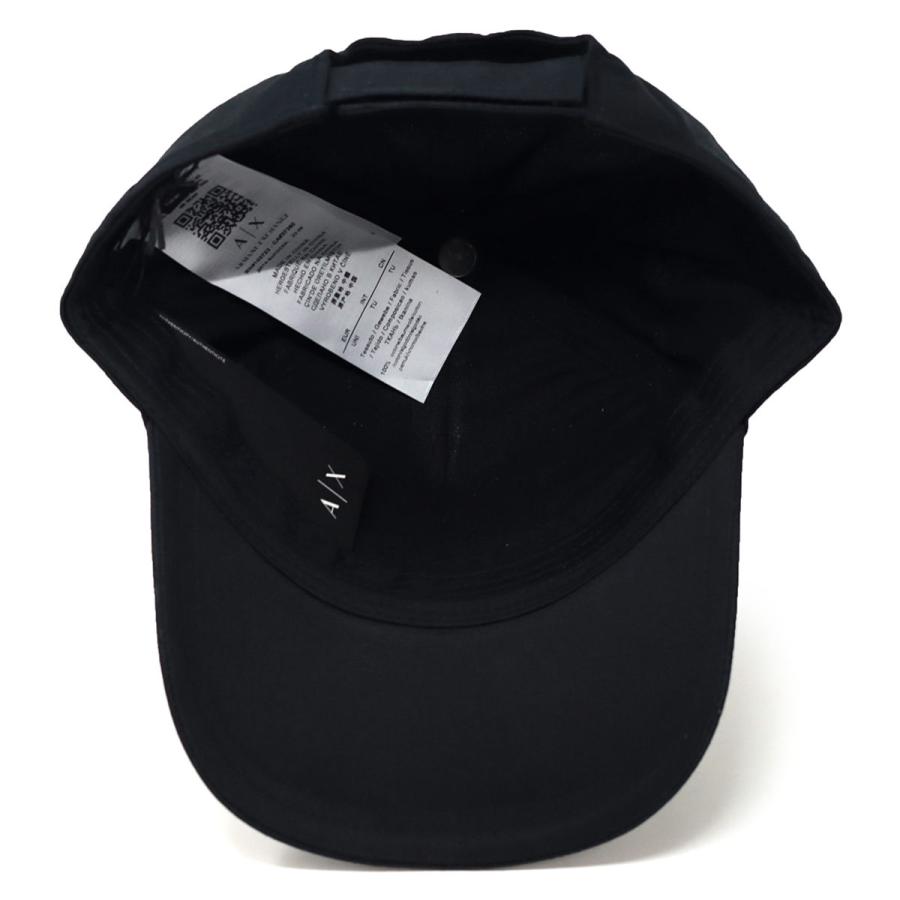 新品【A|X】アルマーニエクスチェンジ　ロゴ　キャップ　ブラック A|X アルマーニ エクスチェンジ】＜オンライン限定＞AXロゴ