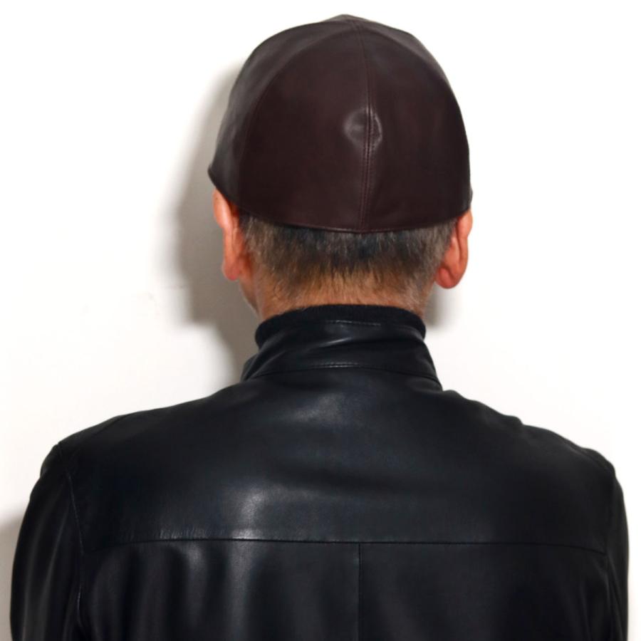 革 キャップ メンズ 牛革 レザーキャップ 帽子 cap 日本製
