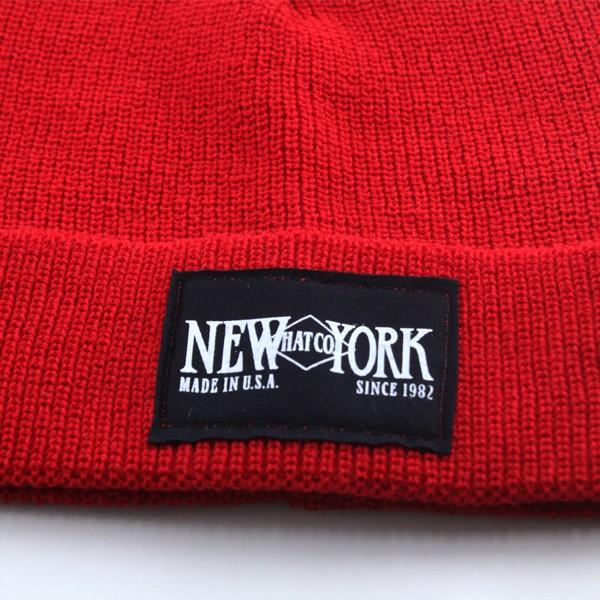 ロゴキャップ ペアルック NEW YORK HAT 帽子 メンズ ニューヨークハット ニットワッチ レディース/レッド｜elehelm-hatstore｜05