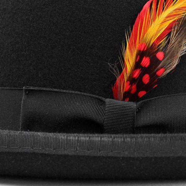 NEW YORK HAT ニューヨークハット ボーラーハット ブラック XL NEW YORK HAT ニューヨークハット ウール ハット フェドラ