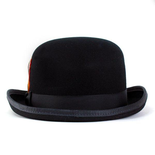 ハット メンズ ハット 帽子 フェルトハット ニューヨークハット ボーラーハット ClassicDerby 5007 ブラック｜elehelm-hatstore｜04