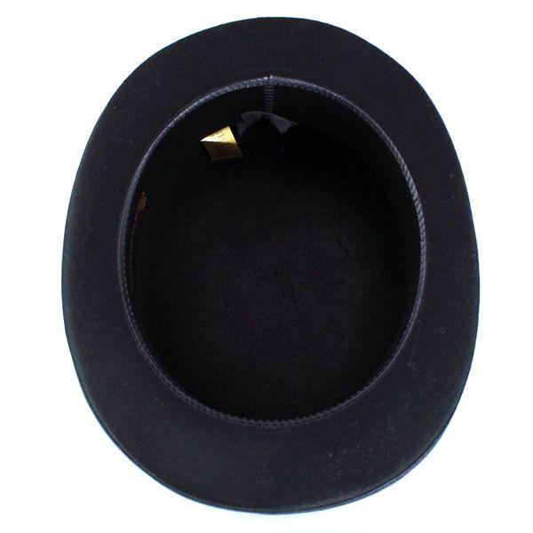 ハット メンズ ハット 帽子 フェルトハット ニューヨークハット ボーラーハット ClassicDerby 5007 ブラック｜elehelm-hatstore｜06