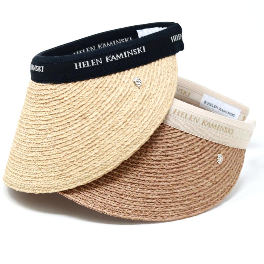 美品　ヘレンカミンスキー BIANCA ラフィア サンバイザー ナチュラル Helen Kaminski（ヘレンカミンスキー） サンバイザー ラフィア