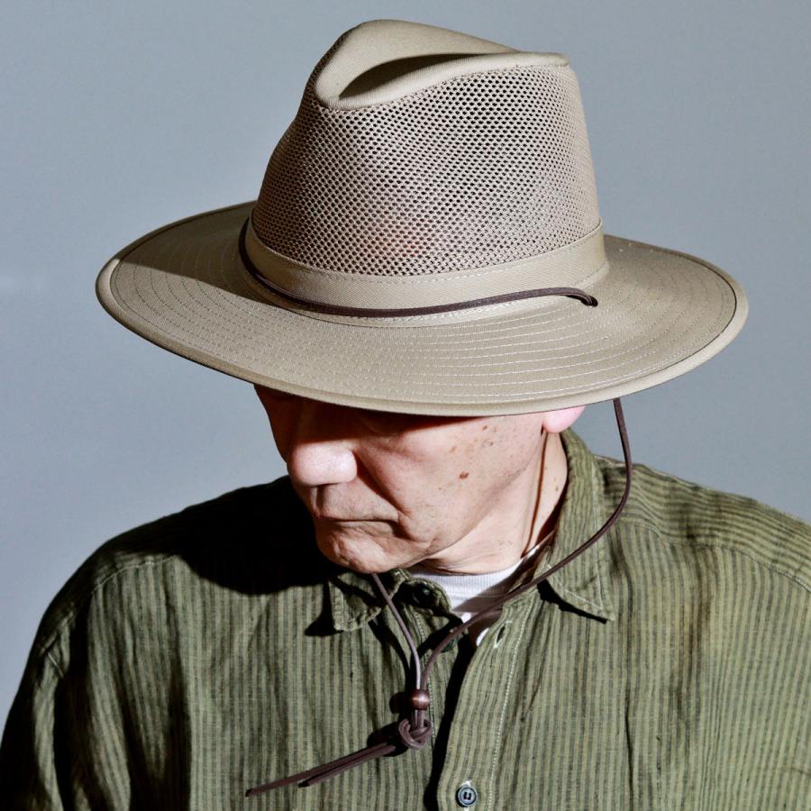 新品　Henschel ヘンシェル　アウトドアハット　ベージュ　春夏 アドベンチャーハット UVカット 中折れ 帽子 ヘンシェル メンズ