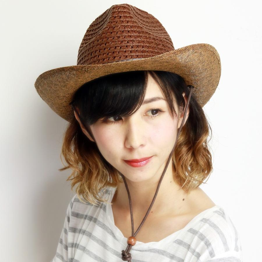 カウボーイハット レディース テンガロンハット メンズ ストローハット q ウエスタンハット アウトドア 茶 ブラウン 54 2607b 061 Elehelm帽子通販専門店 通販 Yahoo ショッピング