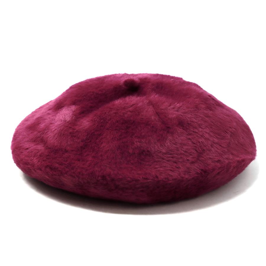 ファーベレー もこもこ ベレー ファー 帽子 ベレー帽 レディース