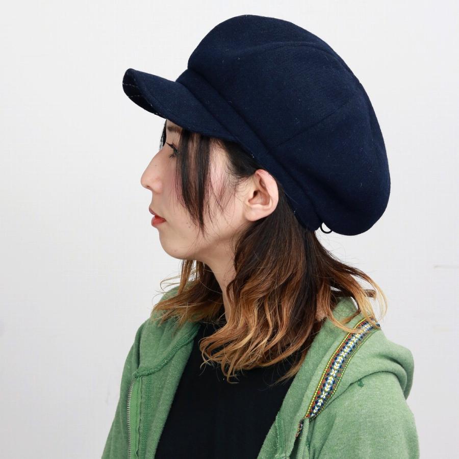 限定お値下げ☆今期新作キャスケット【H エレクトリック】人気ネイビー Butterfly 秋冬 レディース キャスケット 帽子 リバーシブル ニット