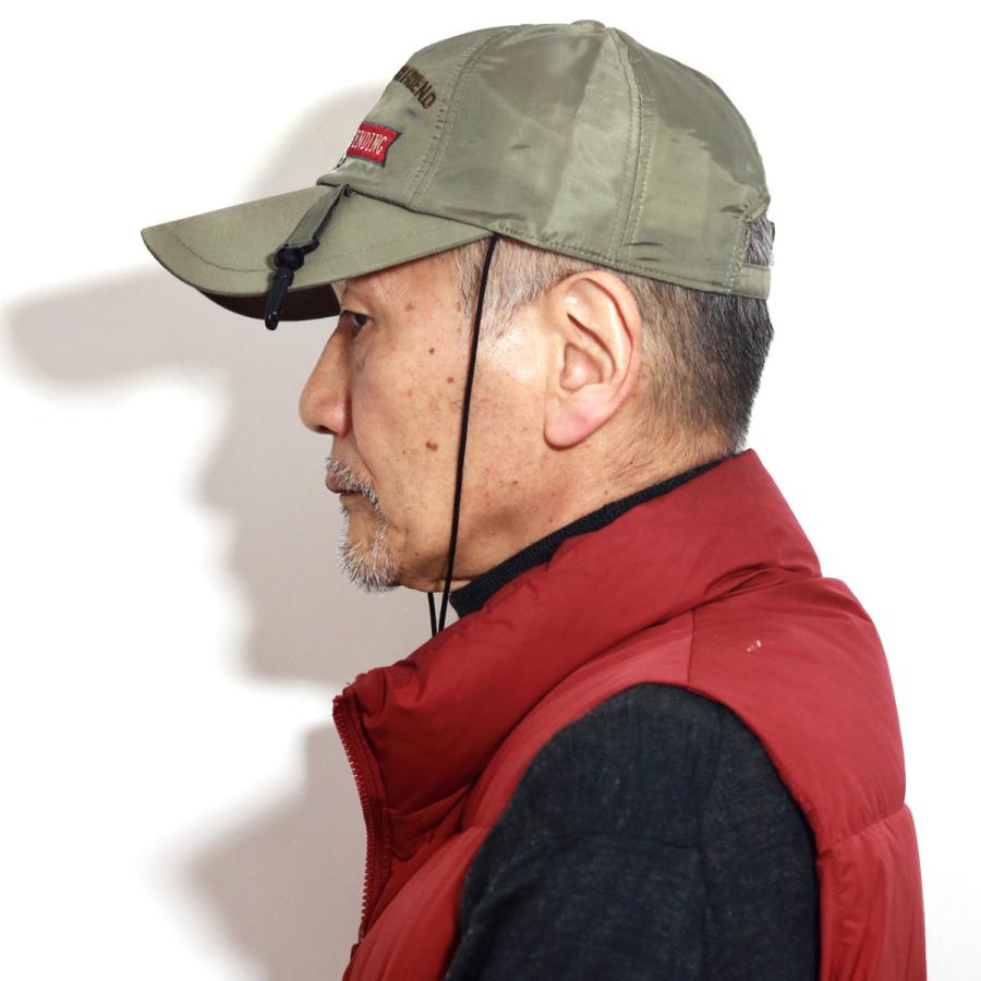 キャップ あご紐 釣り はっ水 帽子 つば 大きい 魚釣り メンズ