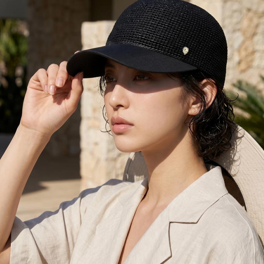 ヘレンカミンスキー キャップ レディース サマーキャップ UPF50+ ラフィア VIVETTE リネン 正規品 HELEN KAMINSKI UVカット 紫外線対策 高級 セレブ リゾートの画像