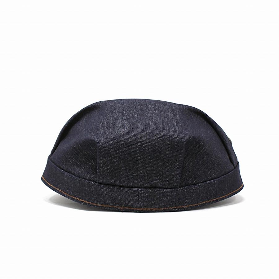 エルメス　ネイビー ワークキャップ ウールと皮革 エルメス ネイビー ワークキャップ ウールと皮革 エルメス