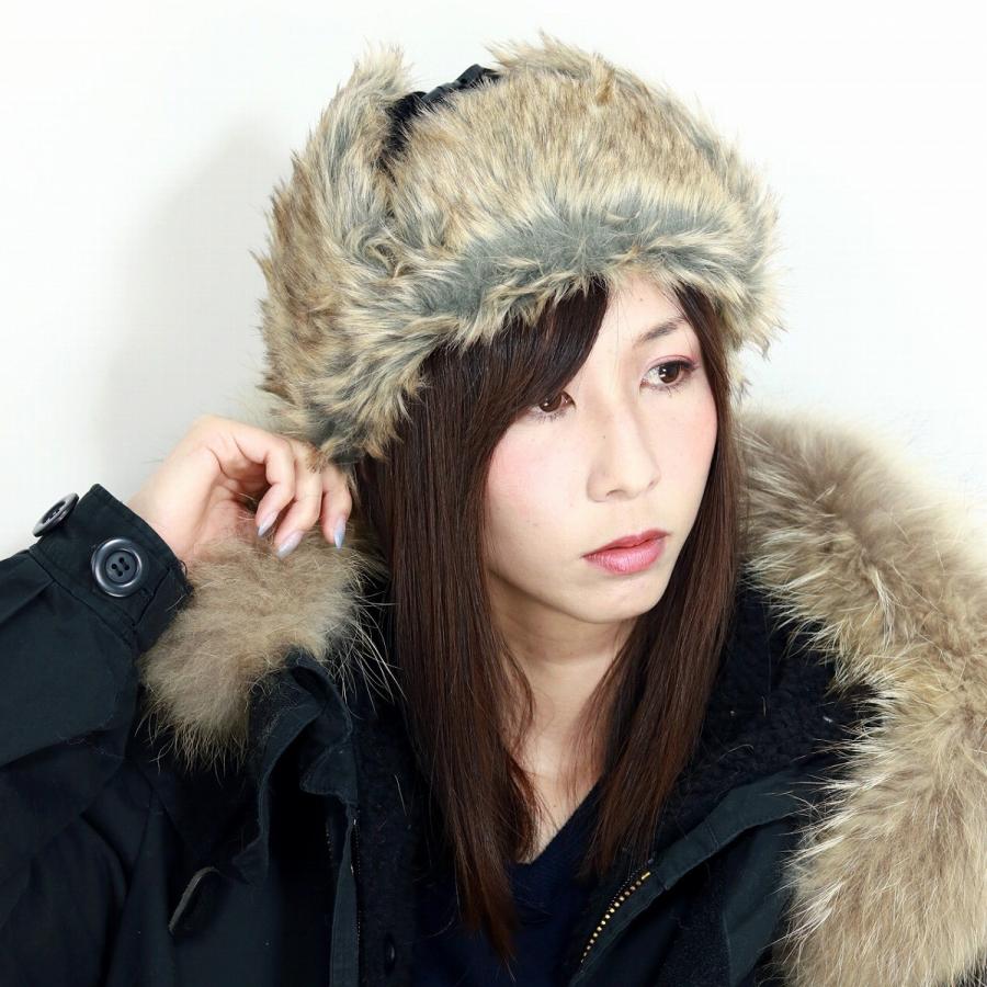 フラノ素材 飛行帽子 メンズ トラッパーキャップ 飛行帽 キャップ 男女