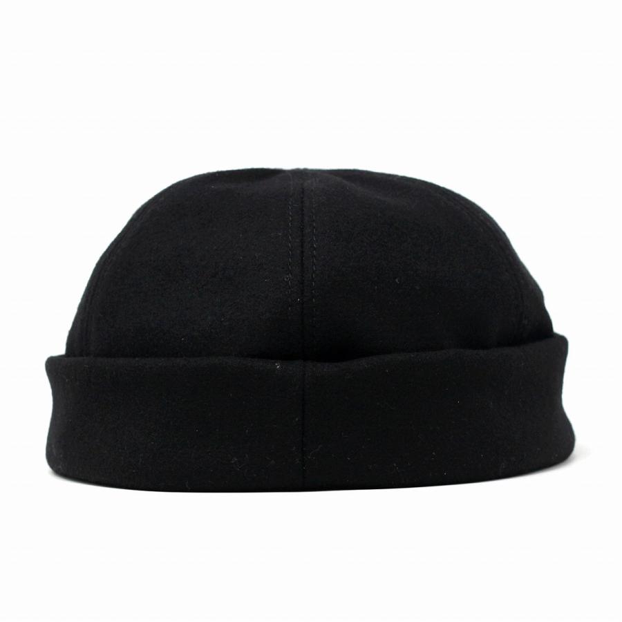 NEW YORK HAT（ニューヨークハット） ロールキャップ 黒 Wool Thug
